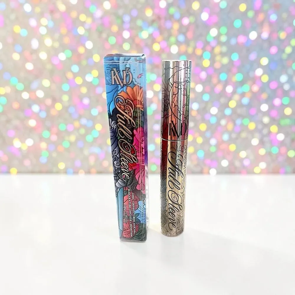 KAT VON D KVD Full Sleeve Long+Defined Tubing Ink Black 10 Mascara NIB 0.37 oz